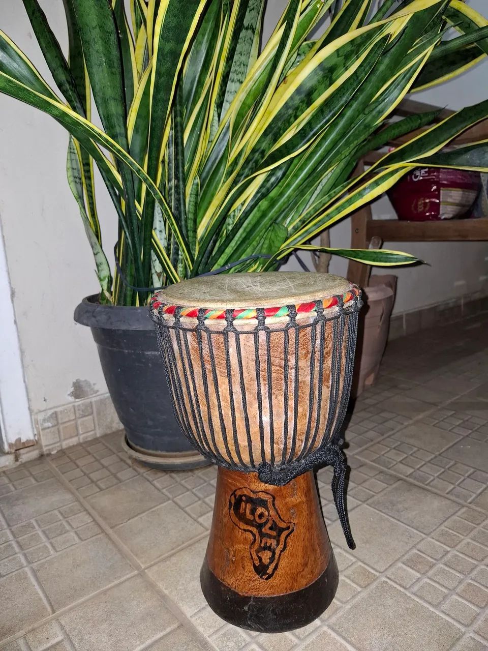 Djembe africano (seminovo)
