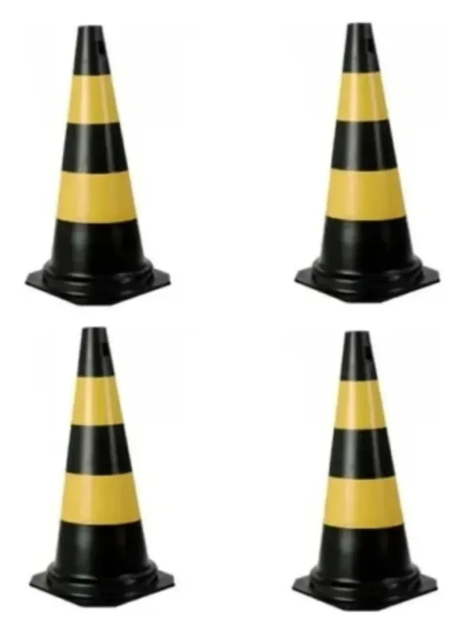 4 Cones de Sinalização - Academia e Exercícios
