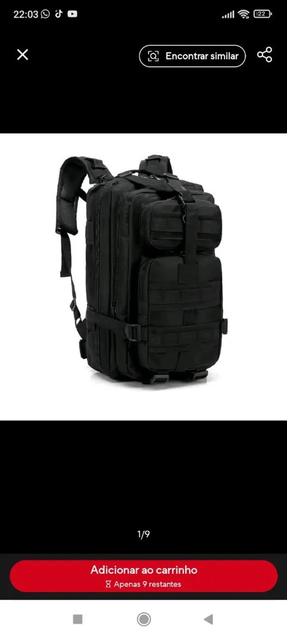 Mochila tática toda reforçada só $100 - Foto 4