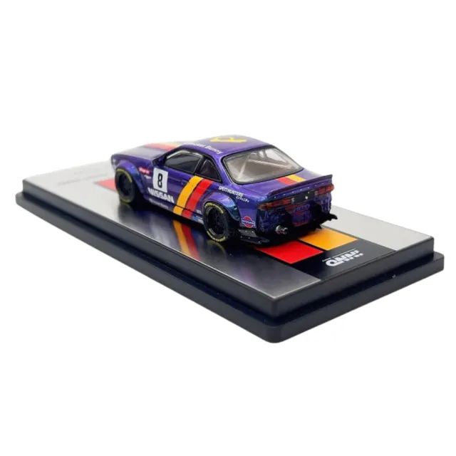 Nissan Silvia S14 "Rocket Bunny" Boss Magic Purple Inno64 - Foto 3