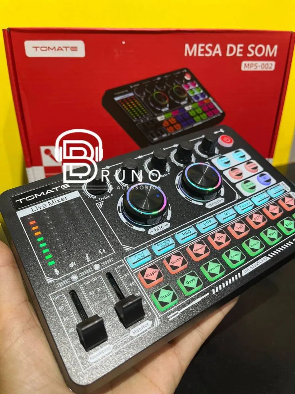 Mesa de Som Live Mixer Tomate MPS-002 - Foto 2