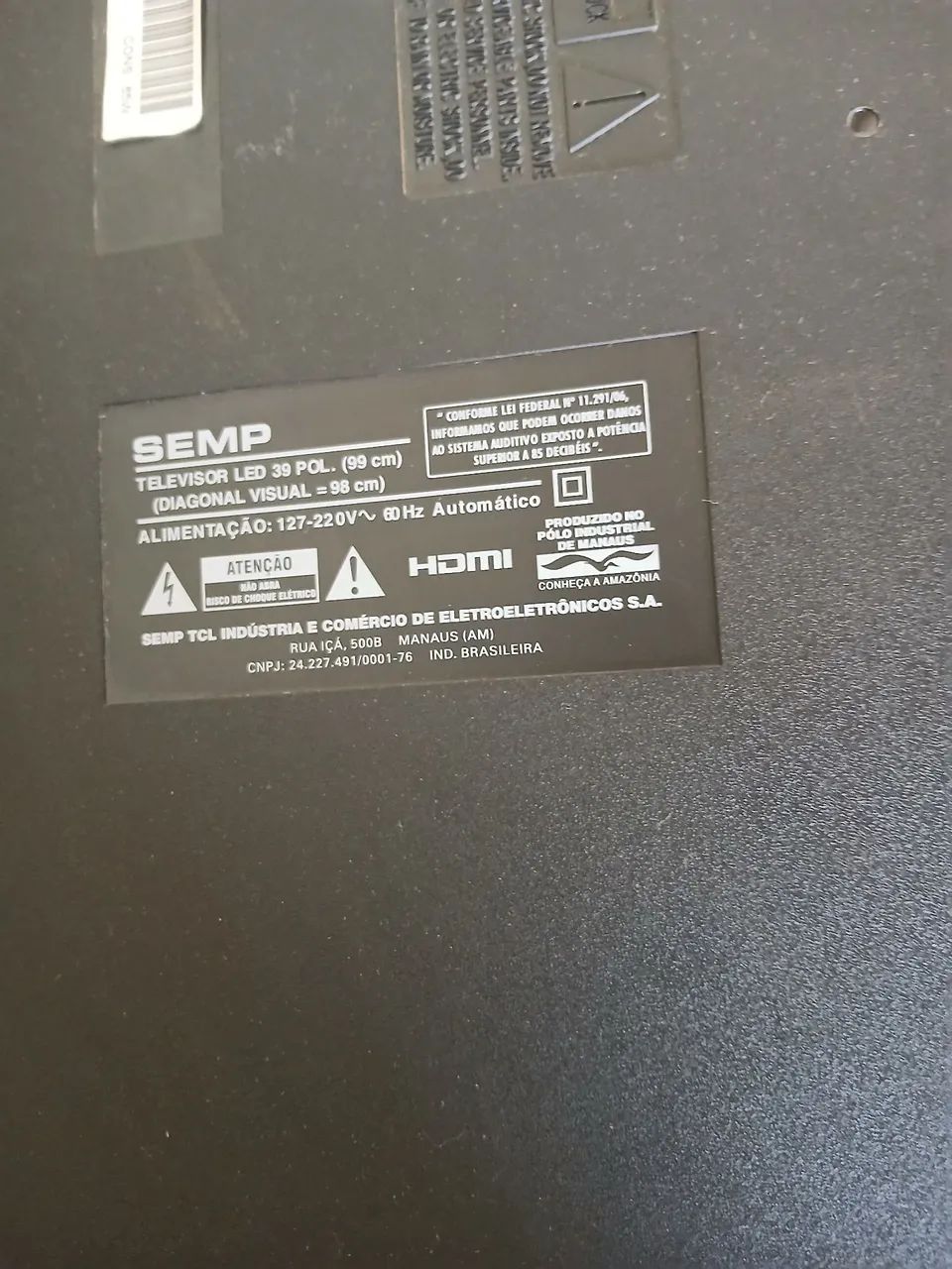 TV Semp led  '39' - Foto 2