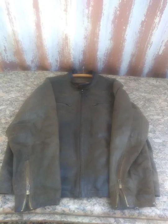 Vendo jaqueta de couro marca wilsons e leather (USA) - Foto 5