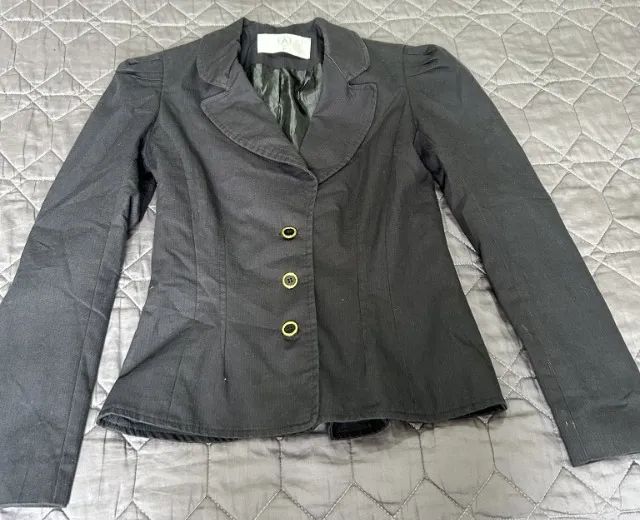 blazer terno terninho p manga bufante princesa