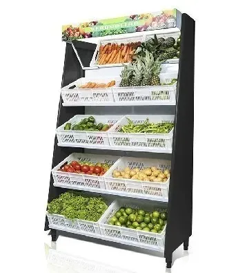 Vitrine Hortifrutícola Polar 130M com 8 caixas - NOVA