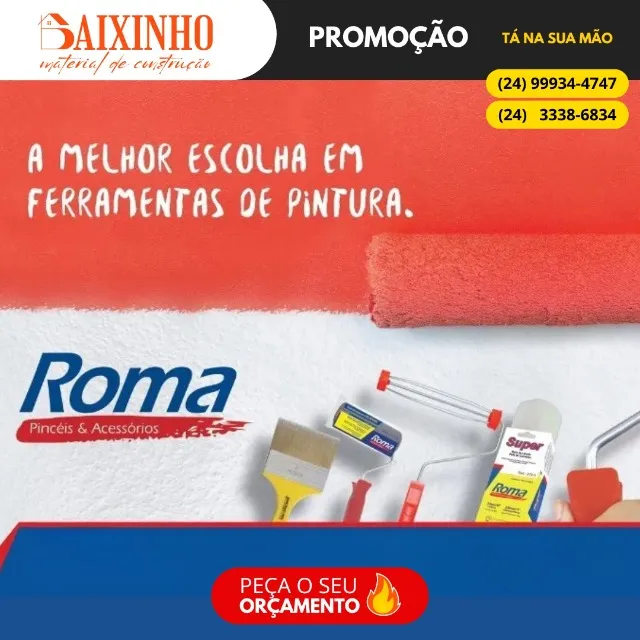 Pincéis e Acessórios para Pintura