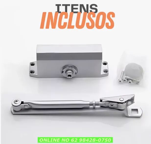 Mola Aerea Braço Amortecedor De Impacto Fecha Porta Automático - Foto 5
