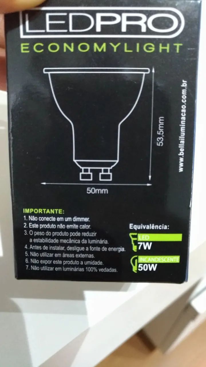 Lâmpadas Dicróicas 7 W - Foto 2