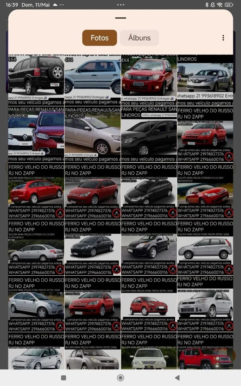Auto peças ferro velho Catonho compro carro batido whats * - Foto 2
