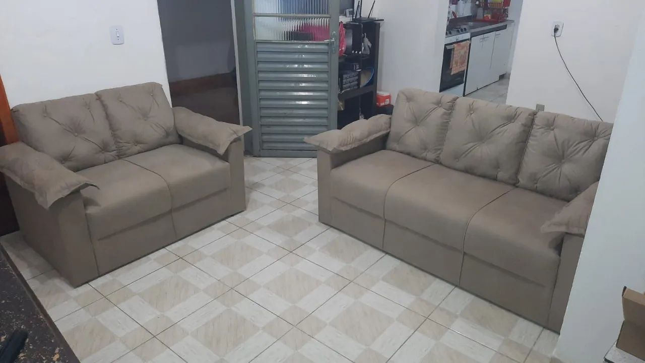 Conjunto de Sofá 2 e 1 Lugares compacto  - Foto 3