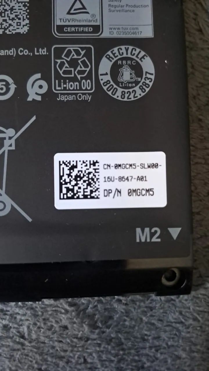 Bateria Dell G91j0 41 Wh ---ORIGINAL--- - Foto 3