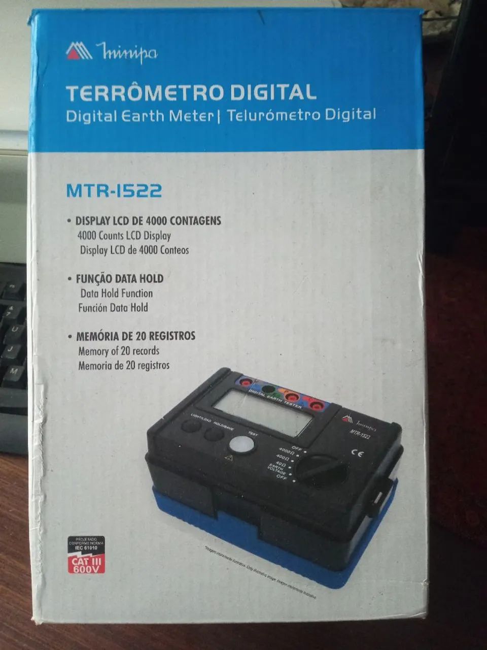 Terrometro Digital Minipa 
