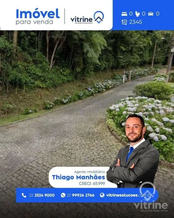 Terreno à venda, 2345 m² - Ponte da Saudade - Nova Friburgo/RJ