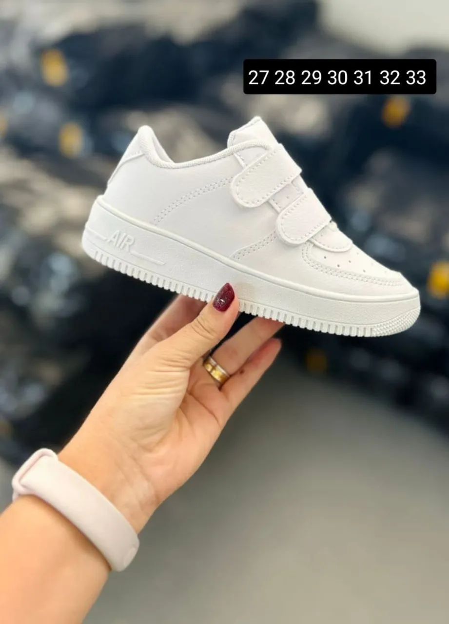 Tênis Nike Air Force 1 Branco - Numeração 26 ao 33 - Foto 2