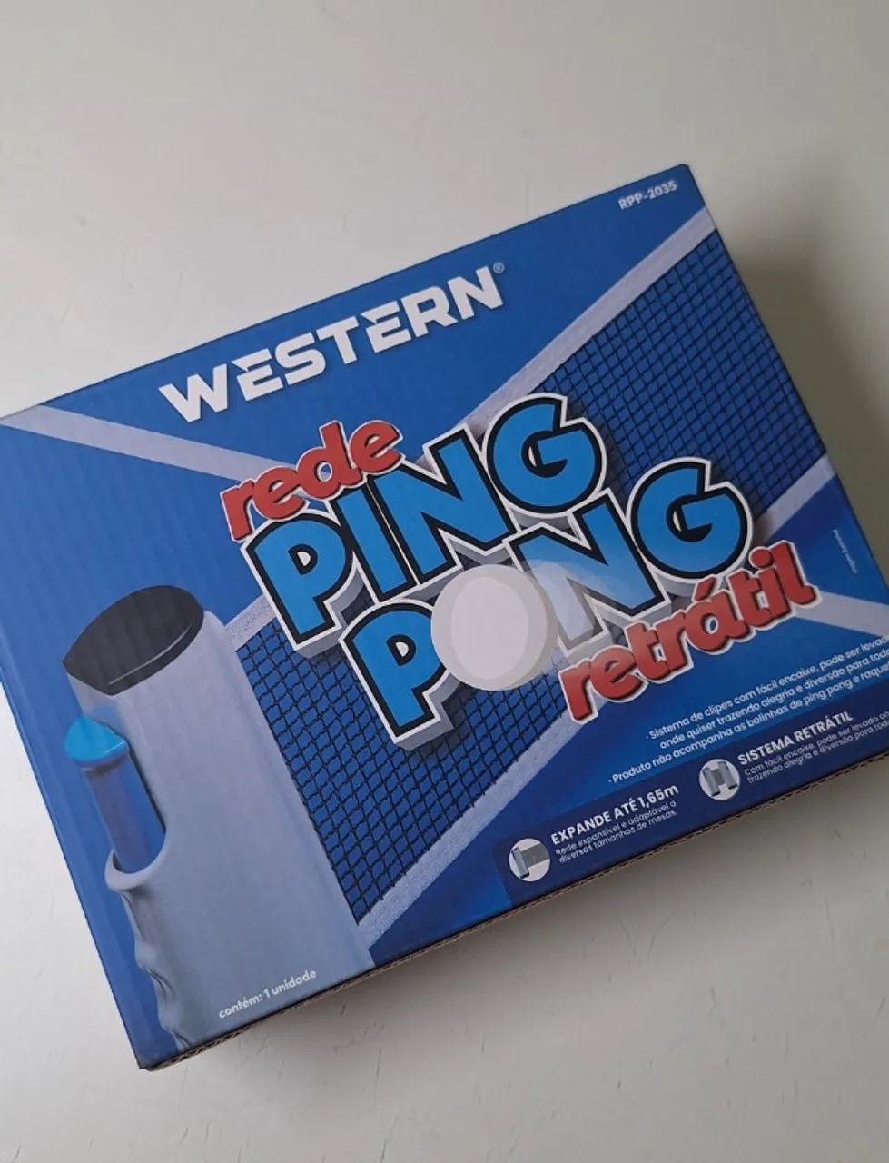 rede ping pong retratil western