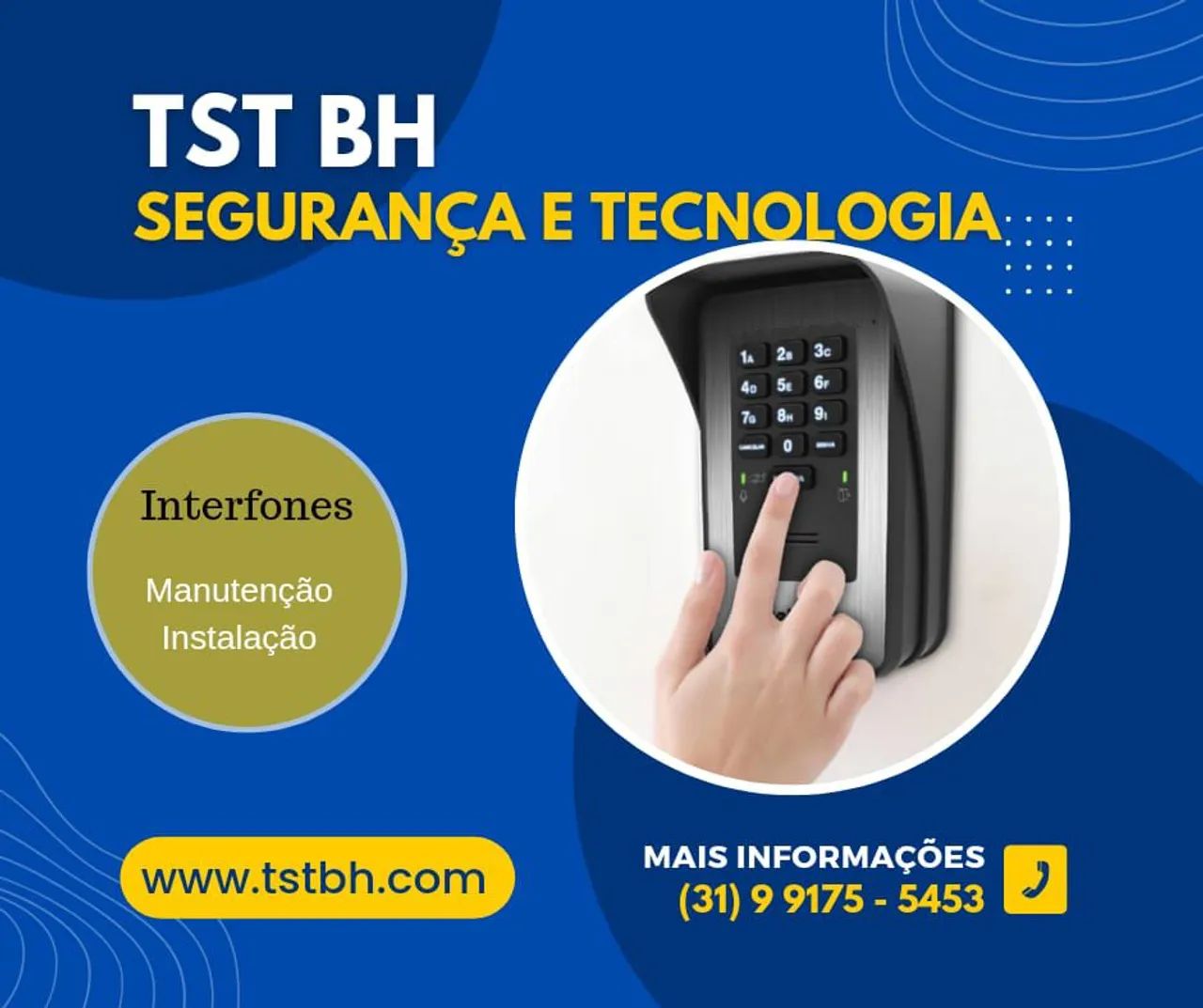 Interfone - Câmeras - Alarme - Motor - Elétrica - e mais... - Foto 2