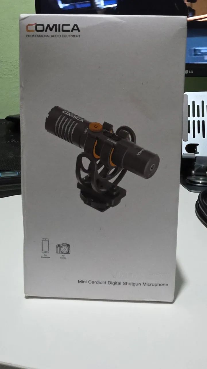 Microfone Shotgun Comica VM10