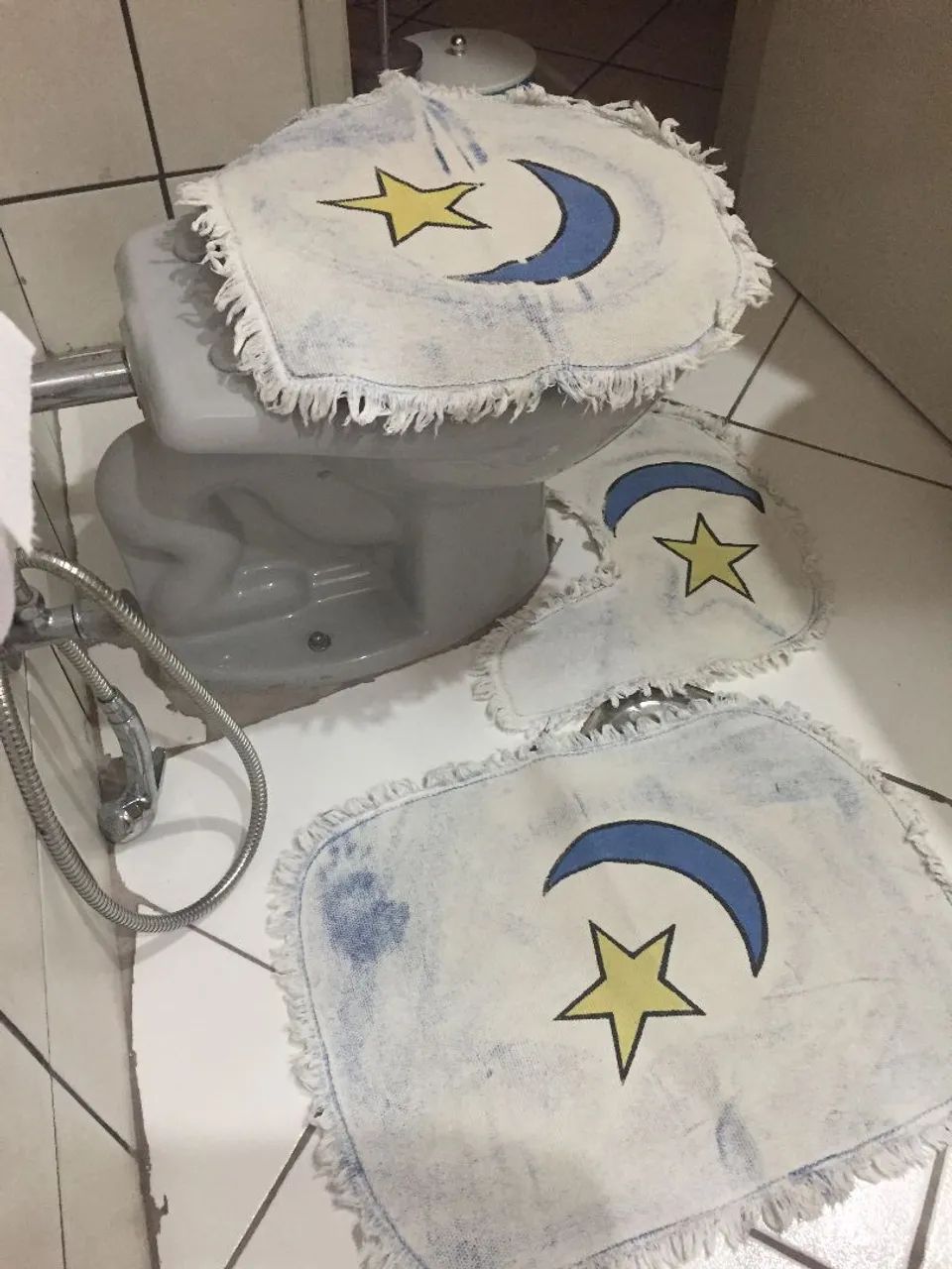 Jogo Tapete Banheiro (3 peças) 