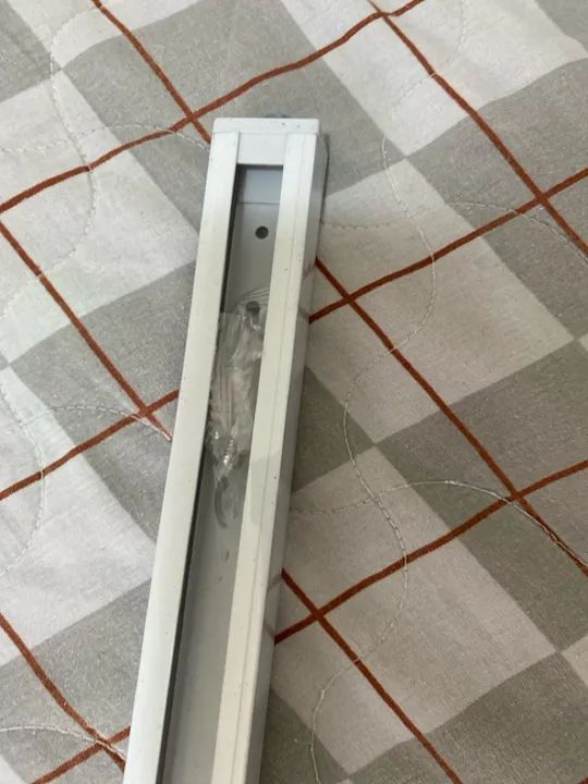 Trilho eletrificado branco 1m com 4 spots 7w! - Foto 5