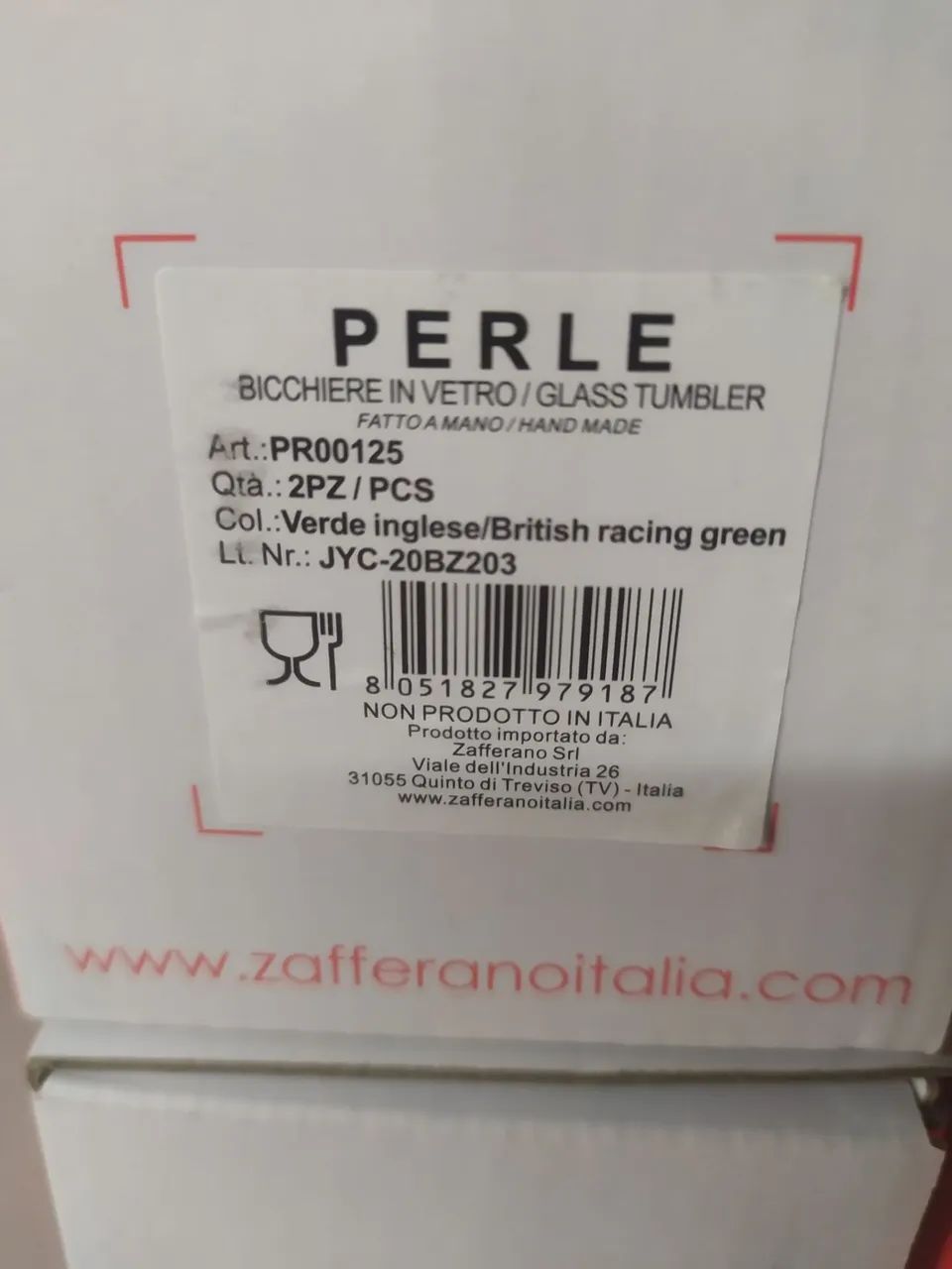 Conjunto 8 copos Perle Zafferano Itália - Foto 5