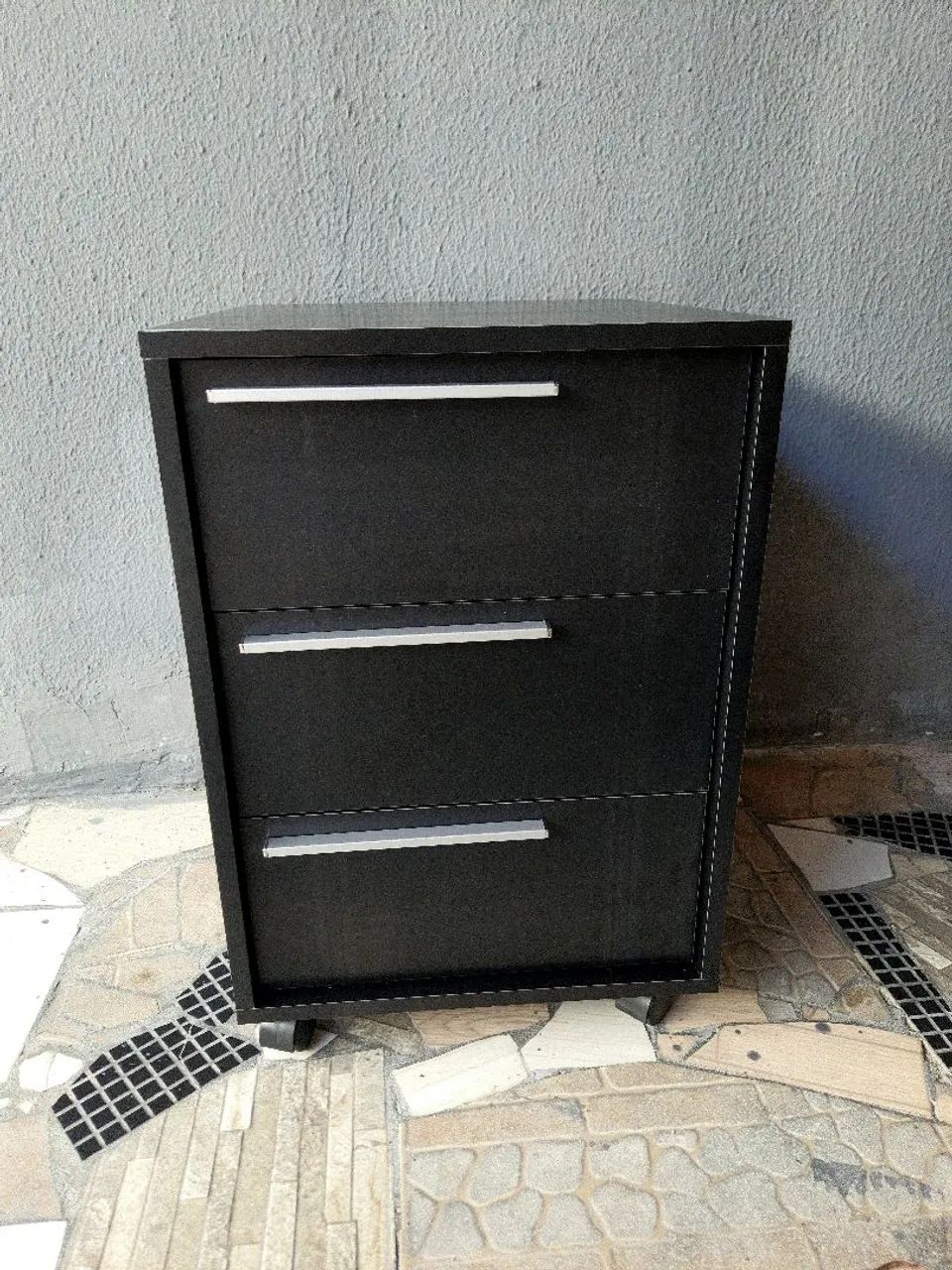 Gaveteiro 3 gavetas, com Rodinhas, NOVO, escritório, organização, quarto - Foto 3