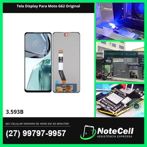 Tela Display Para Moto G62 Original- Instalação Expressa Em 30 Minutos!