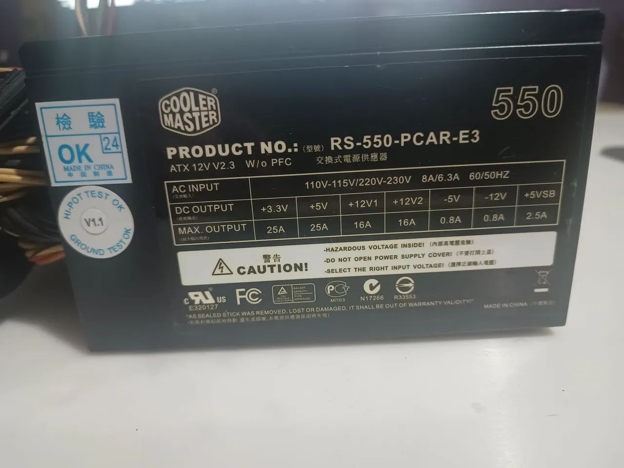 Fonte Cooler Master RS-550-PCAR-E3 550W - Foto 3