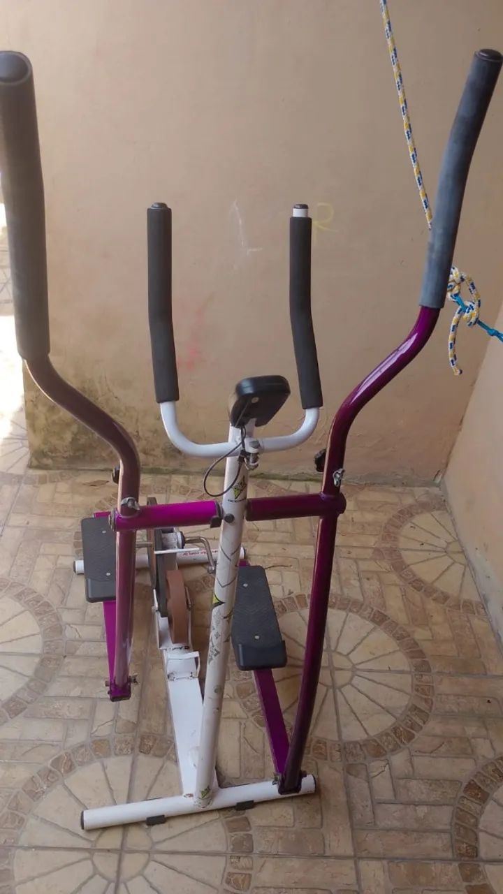 Elíptico Oceano Bike com Relógio Digital | Aparelho de Academia