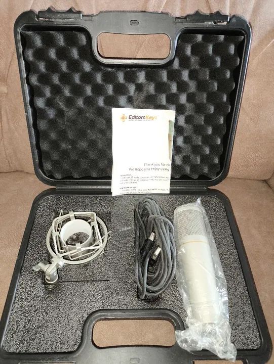Microfone Condensador USB Editors Keys Studio Series SL150 - Foto 3