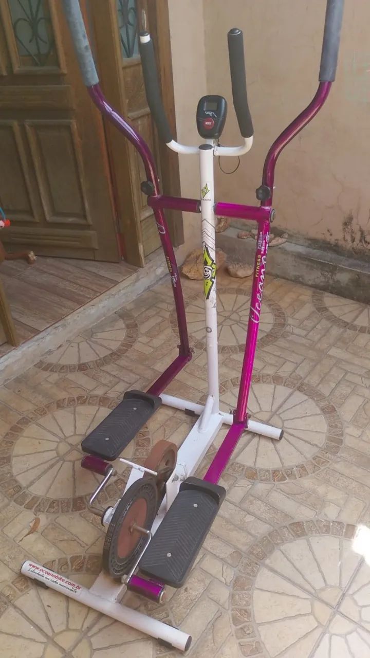 Elíptico Oceano Bike com Relógio Digital | Aparelho de Academia - Foto 2