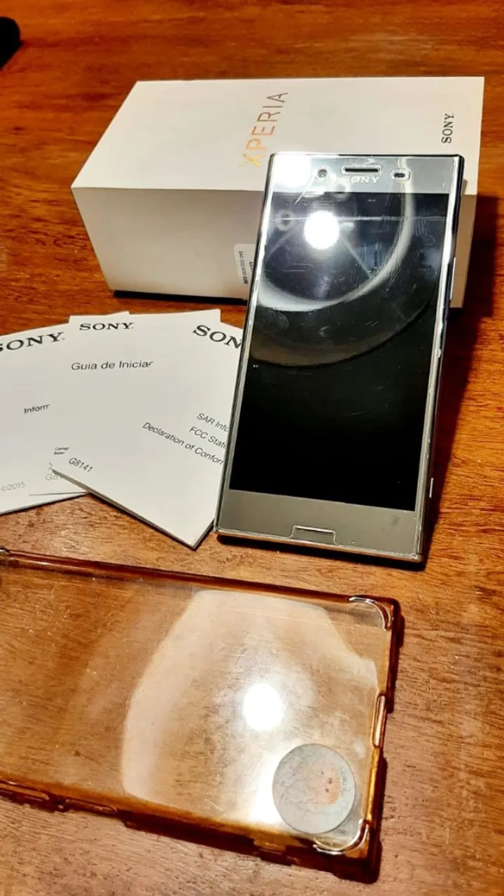 sony xperia xz premium luminous chrome 4k - espelhado dual 64gb