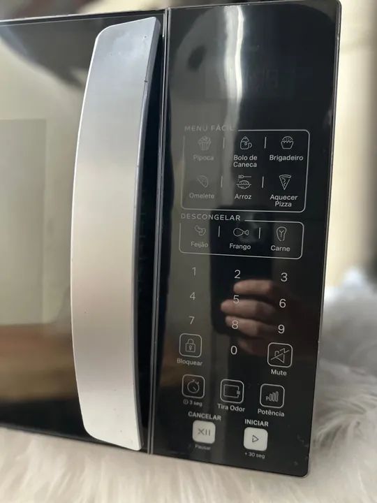 Micro-ondas Consul 32 Litros cor cinza espelhado com Menu Fácil - CMS46AR - Foto 2