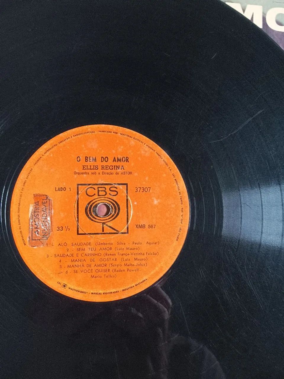 LP vinil Elis Regina O bem do amor 1963 / CBS  - Foto 4