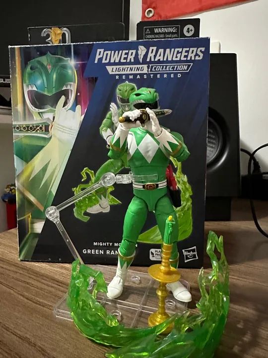 Action Figure Power Ranger Lightning Remastered Verde - Tommy - Na Caixa - Foto 4