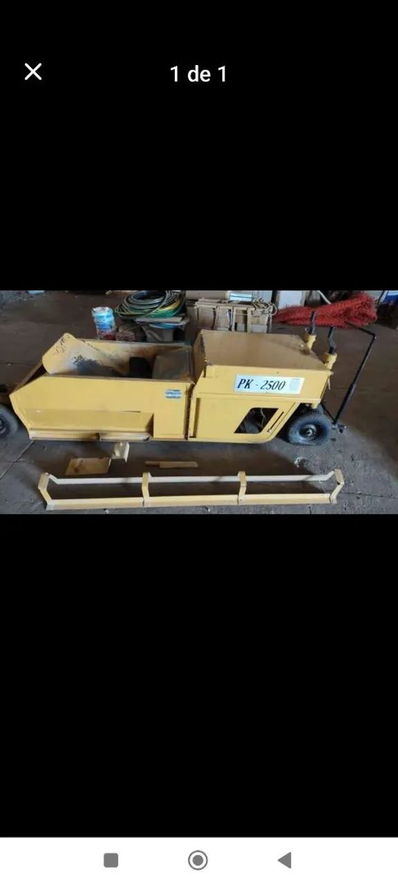 Máquina extrusora de cordão e meio fio PK-2500