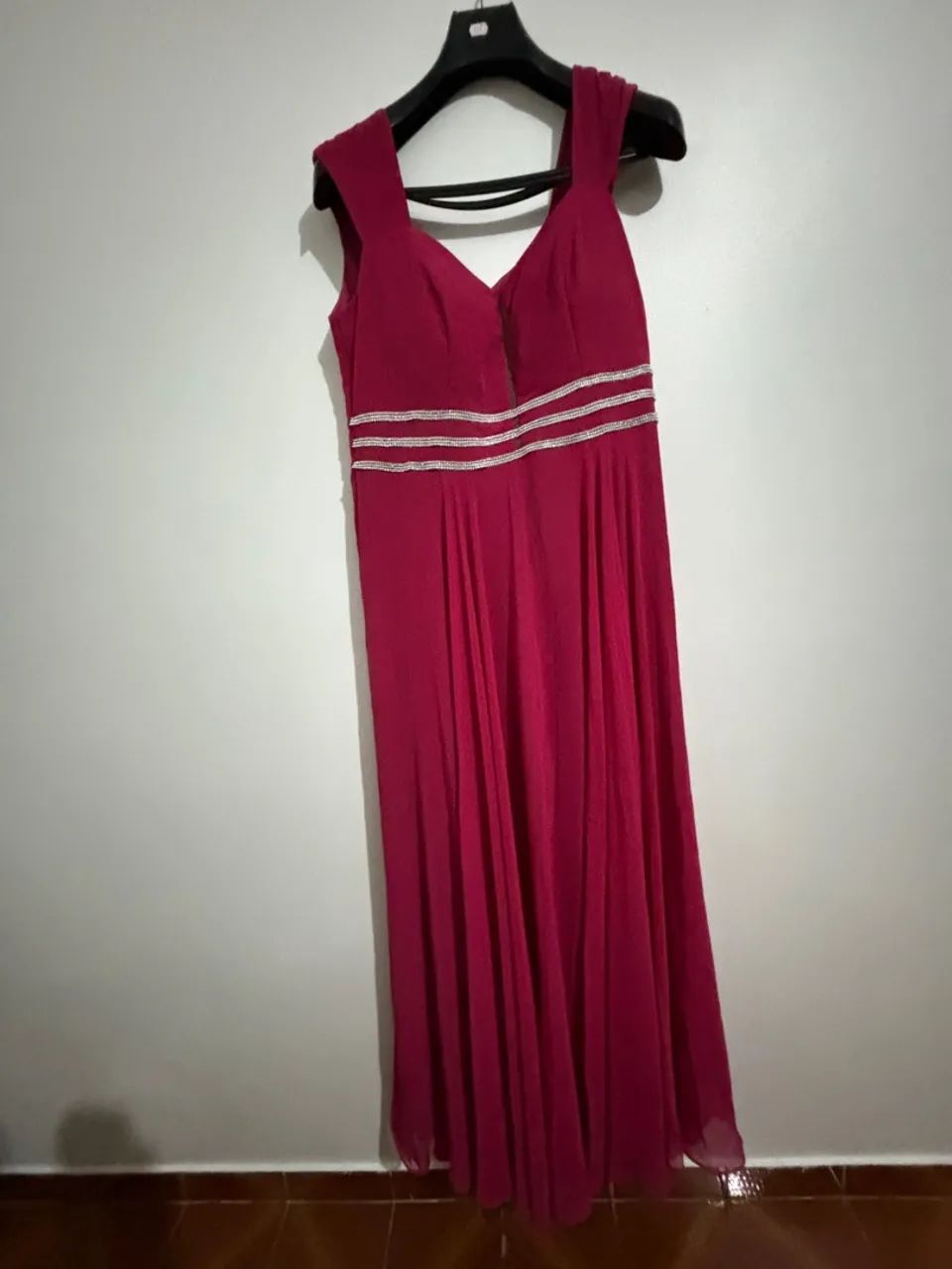 Vestido de festa longo rosa. - Foto 4