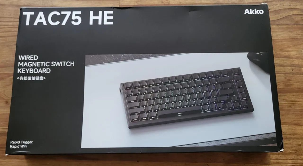 Vendo Teclado Akko TAC75 HE 75% Magnético Novo - Foto 6