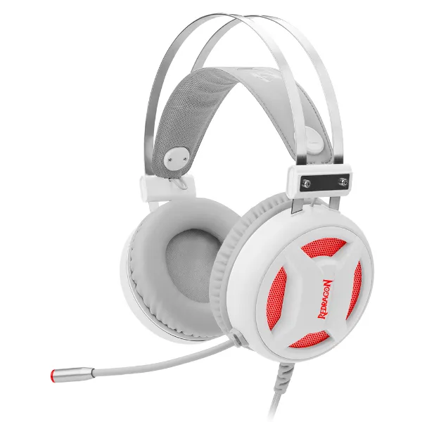 HEADSET GAMER REDRAGON MINOS BRANCO - H210W 004219