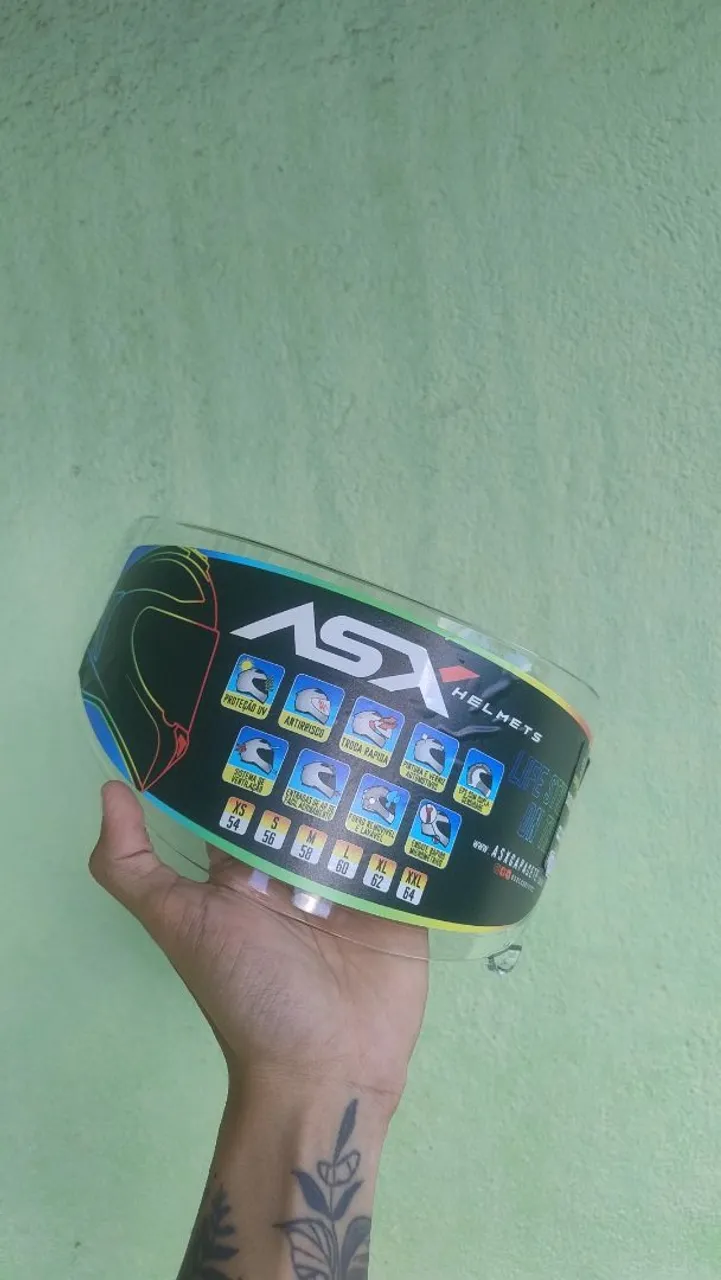 capacete asx N62 NOVO