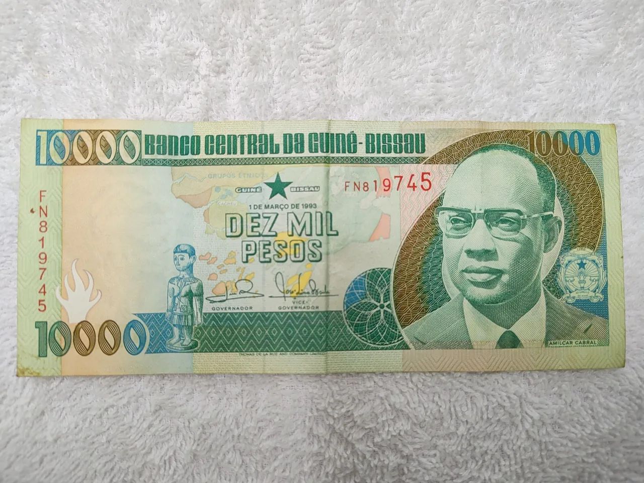 Nota de 10.000 Pesos da Guiné-Bissau