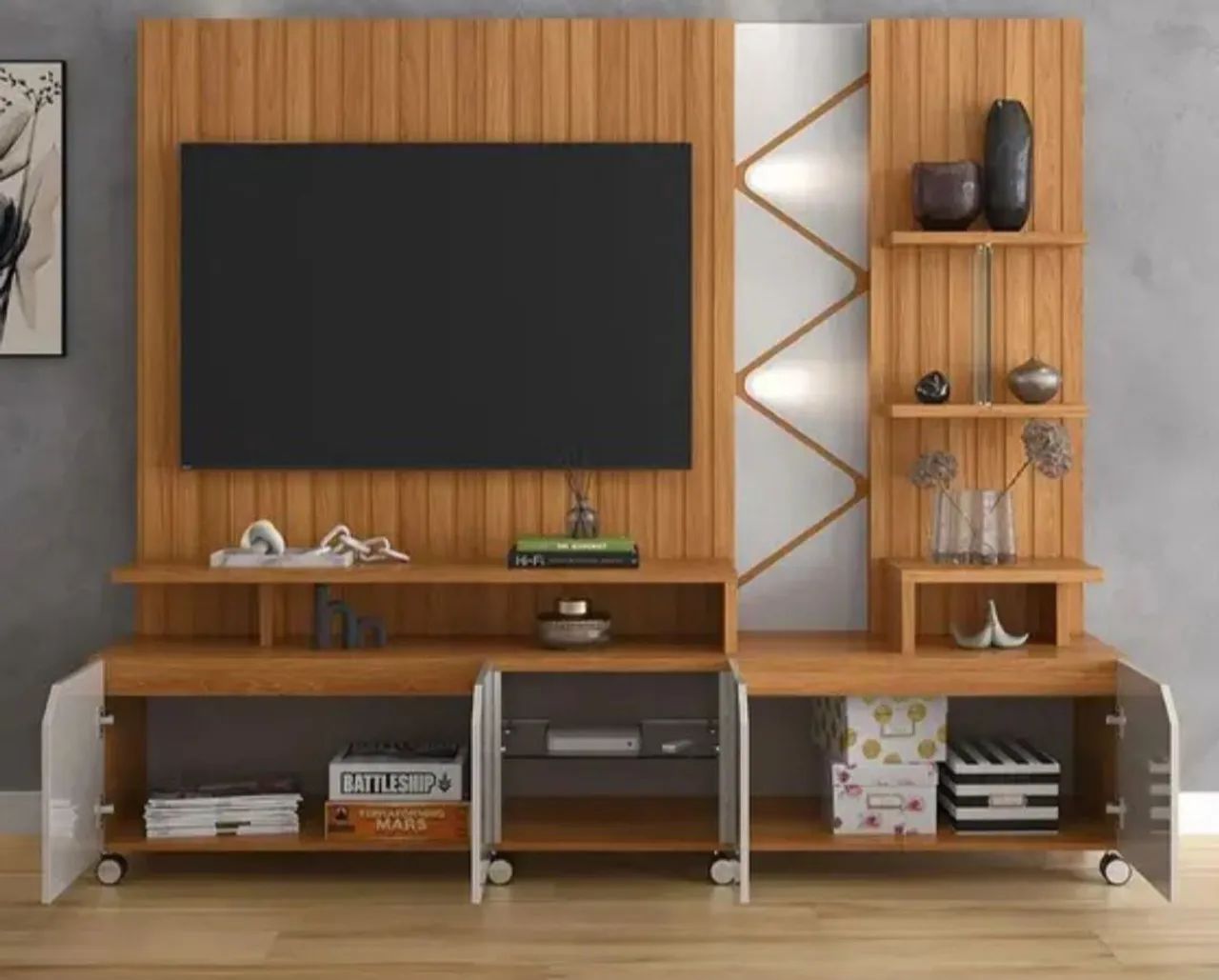 Rack para TV com Painel home Cros  - Foto 2