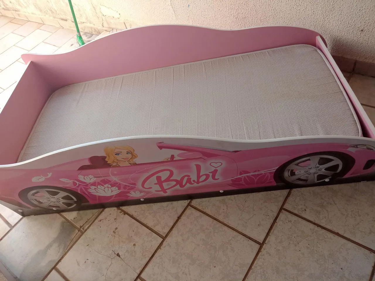 Cama infantil Carro Barbie Camas e Colchões Parque José Maria