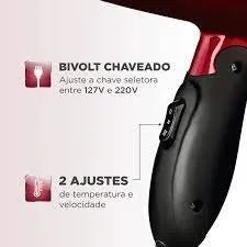 Mini Secador Cabelo Portátil Bivolt Mondial Max Sc-10 Travel - Foto 5