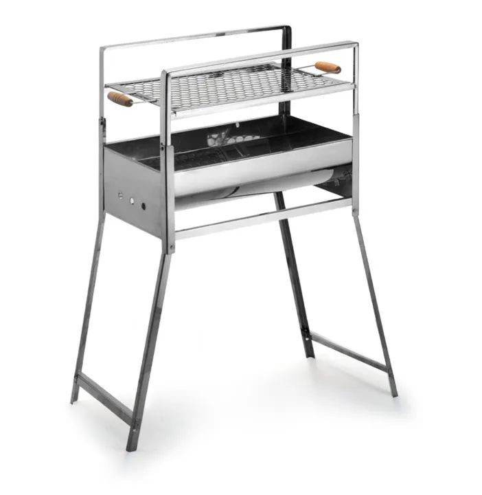Churrasqueira Galvanizada Portátil Aço Inox - Foto 3