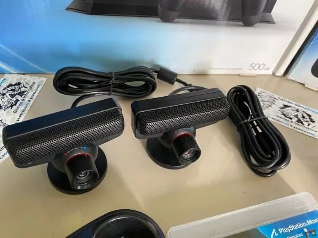 Controle PS move/ câmera /base carga para Ps Move Motion - Playstation 3 \ PS4 -semi novo! - Foto 3