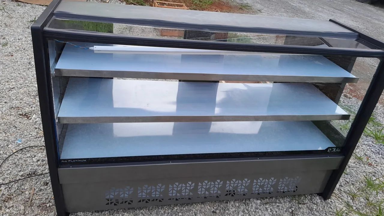 Vitrine para Padaria - 3 Prateleiras