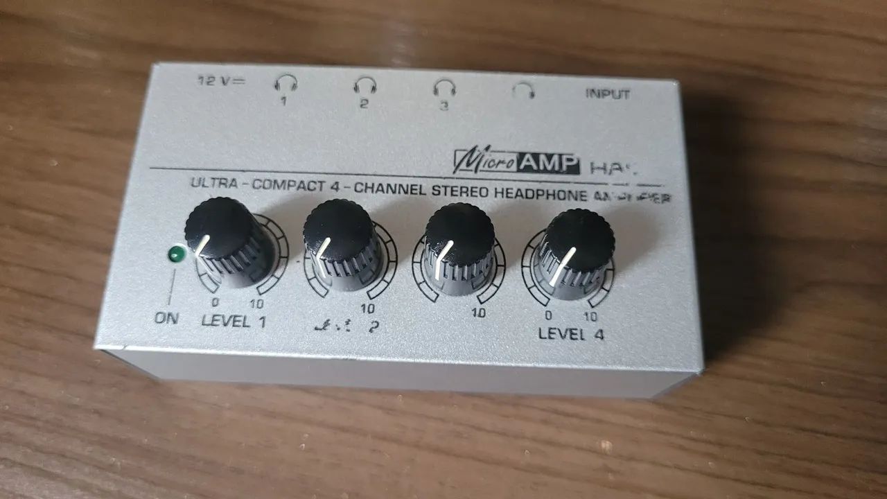 Amplificador de Áudio Micro AMP HA 4 Canais