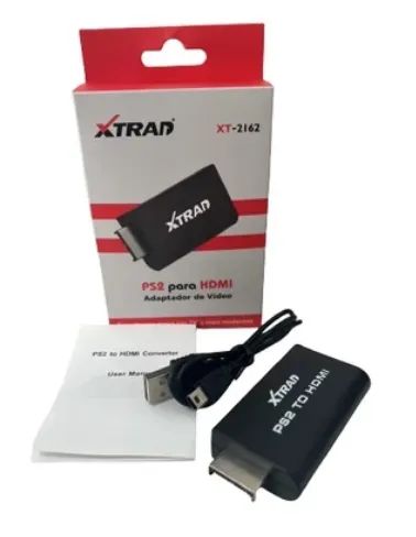 Adaptador Conversor PS2 Audio Vídeo Av Para Cabo Hdmi XT-2162 - Foto 3