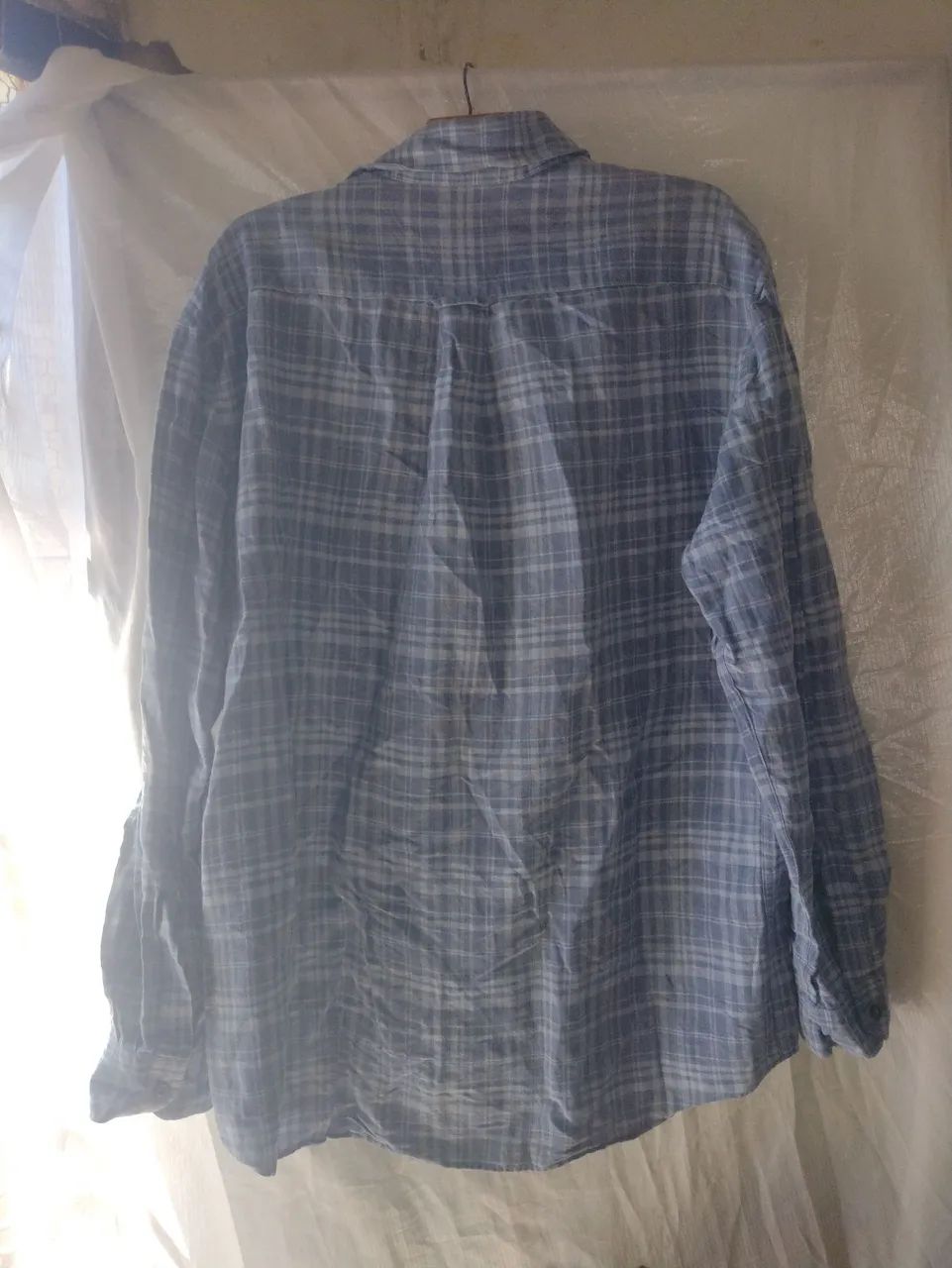 Camisa flanelada manga longa Hugo Boss. - Foto 4