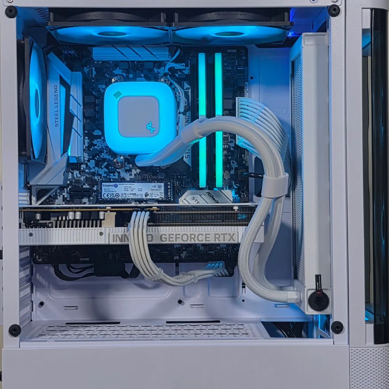 Pc gamer Ryzen 7 5700x Rtx 5060 | Troc0 e parcel0 - Foto 4